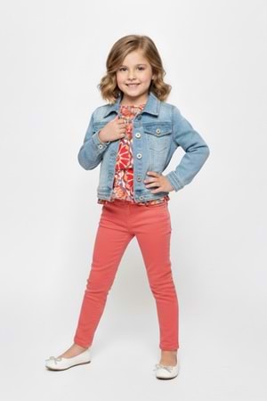 Kız Çocuk Pantolon, Gömlek , Ceketli Takım M00720