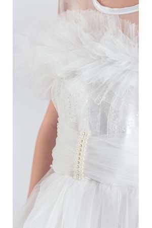 Uzun Etek Kız Çocuk Robası Şifon Abiye M00723