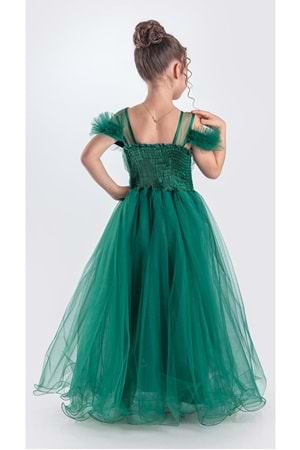 Uzun Etek Kız Çocuk Robası Şifon Abiye M00723