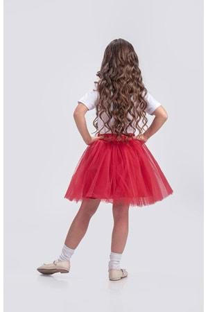 Gökkuşağı Tütülü Kız Çocuk Parti Etek M00727