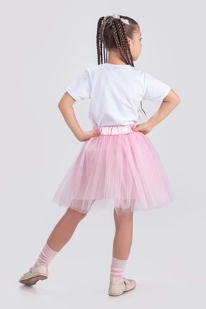 Gökkuşağı Tütülü Kız Çocuk Parti Etek M00727