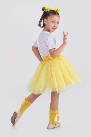 Gökkuşağı Tütülü Kız Çocuk Parti Etek M00727