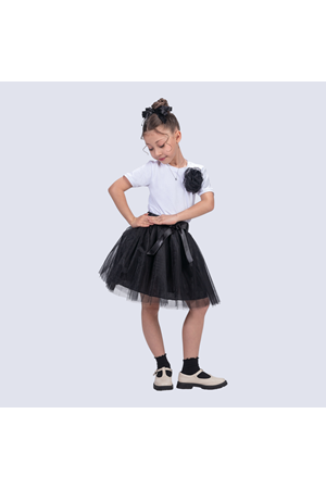 Gökkuşağı Tütülü Kız Çocuk Parti Etek M00727