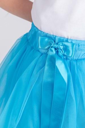 Gökkuşağı Tütülü Kız Çocuk Parti Etek M00727