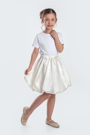 Saten Balon Kız Çocuk Etek M00729
