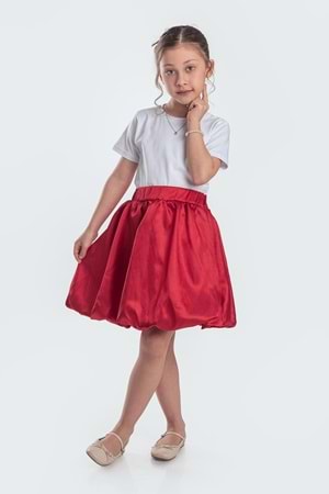Saten Balon Kız Çocuk Etek M00729