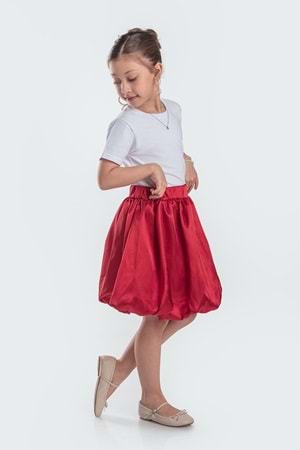 Saten Balon Kız Çocuk Etek M00729