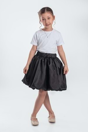 Saten Balon Kız Çocuk Etek M00729