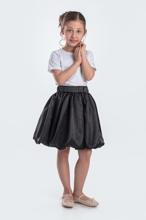 Saten Balon Kız Çocuk Etek M00729