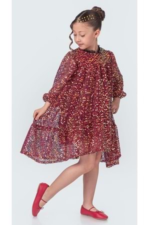 Likio Vintage Payet Kız Çocuk Abiye M00739