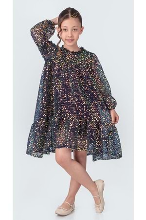 Likio Vintage Payet Kız Çocuk Abiye M00739