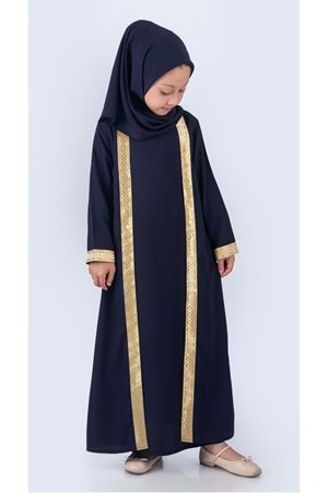 Medine İpek Kumaş Eşarplı Tesettür Namaz Elbise M00742