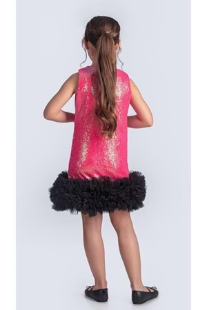 Pul Payet İfestos Taçlı Tütü Çocuk Özel Gün Abiye M00743