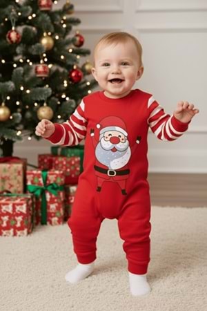 Yılbaşı Temalı Çıtçıtlı Bebek Astronot Tulum M00775