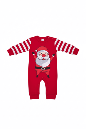 Yılbaşı Temalı Çıtçıtlı Bebek Astronot Tulum M00775