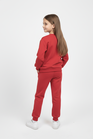 Basic Cepli Kız-Erkek Mevsimlik Çocuk Eşofman Takımı M00776