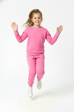 Basic Cepli Kız-Erkek Mevsimlik Çocuk Eşofman Takımı M00776