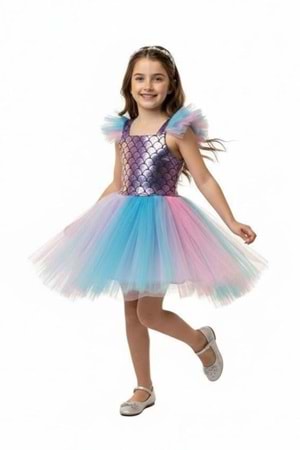 Denizkızı Kız Çocuk Elbise M00777