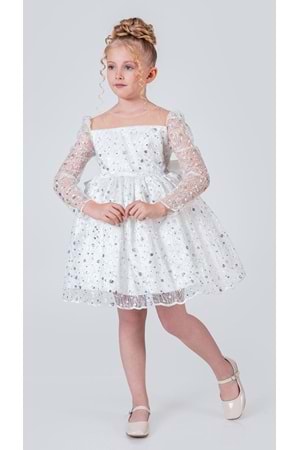 Ruche Lipa Kız Çocuk Abiye M00783