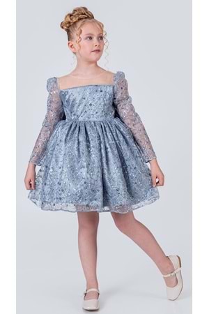 Ruche Lipa Kız Çocuk Abiye M00783