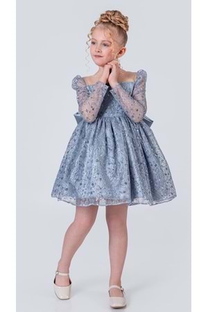 Ruche Lipa Kız Çocuk Abiye M00783