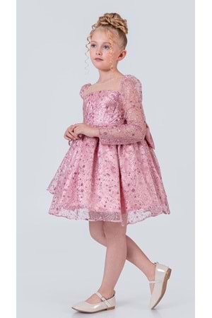 Ruche Lipa Kız Çocuk Abiye M00783