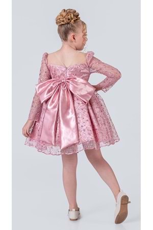 Ruche Lipa Kız Çocuk Abiye M00783