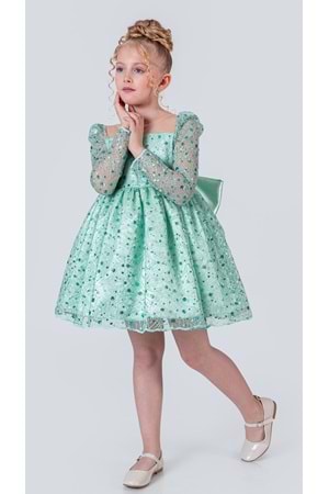 Ruche Lipa Kız Çocuk Abiye M00783