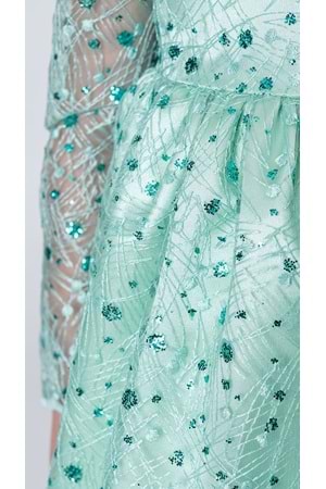 Ruche Lipa Kız Çocuk Abiye M00783