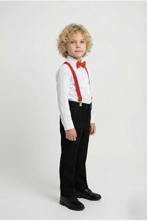 Beyaz Gömlekli Erkek Çocuk Takım M00787