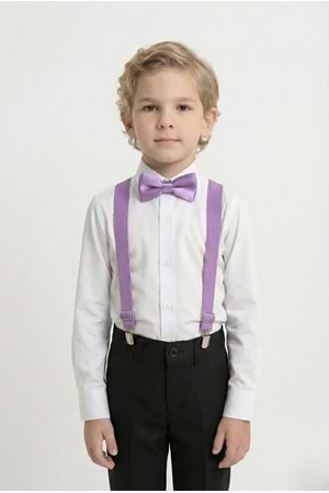 Beyaz Gömlekli Erkek Çocuk Takım M00787