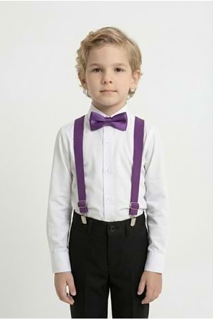 Beyaz Gömlekli Erkek Çocuk Takım M00787