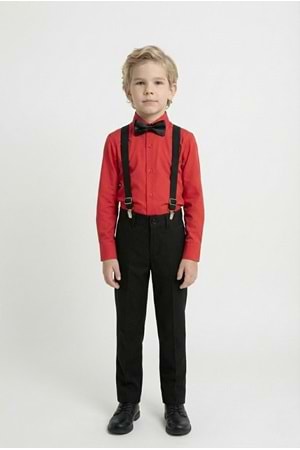 Renkli Gömlekli Erkek Çocuk Takım M00788