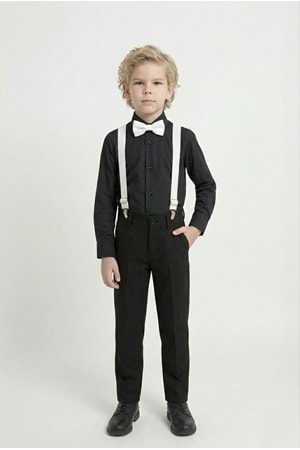 Renkli Gömlekli Erkek Çocuk Takım M00788