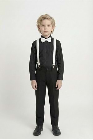 Renkli Gömlekli Erkek Çocuk Takım M00788