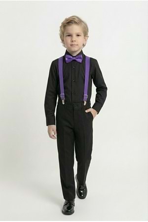 Renkli Gömlekli Erkek Çocuk Takım M00788