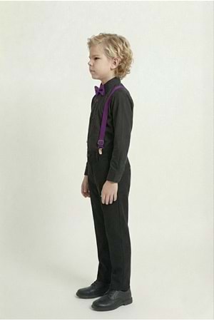 Renkli Gömlekli Erkek Çocuk Takım M00788