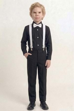 Renkli Gömlekli Erkek Çocuk Takım M00788