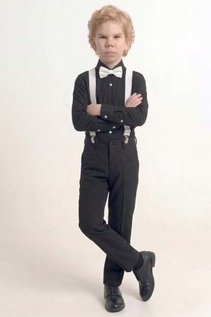 Renkli Gömlekli Erkek Çocuk Takım M00788