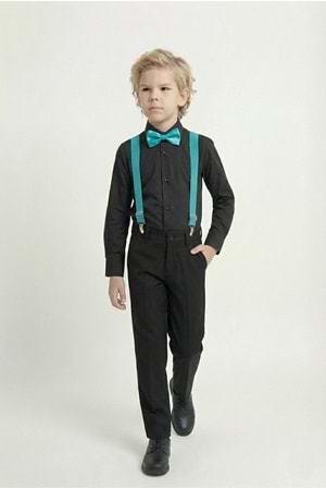 Renkli Gömlekli Erkek Çocuk Takım M00788