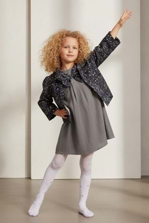 Ceketli Elbiseli Kız Çocuk Takımı M00794