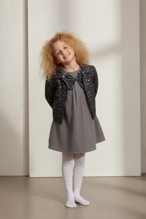 Ceketli Elbiseli Kız Çocuk Takımı M00794