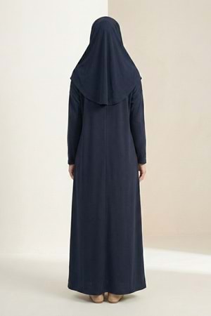 Pratik Başörtülü Kadın Namaz Elbisesi M00802