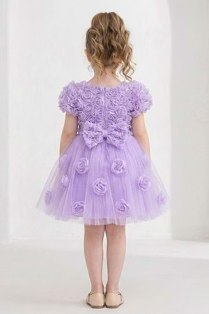 Rosali Lase Detay Kız Tütü Abiye Elbise M00803