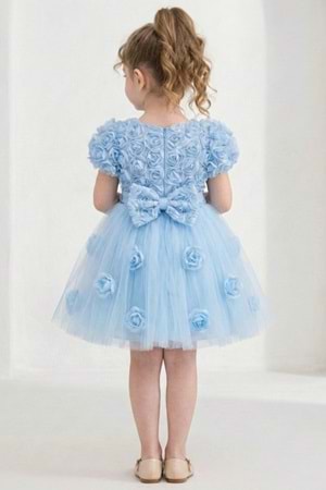 Rosali Lase Detay Kız Tütü Abiye Elbise M00803