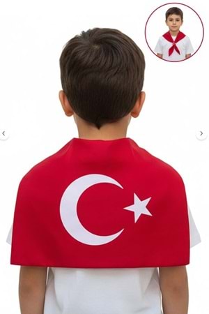 Ay Yıldızlı Çocuk Bayram Fuları M00804