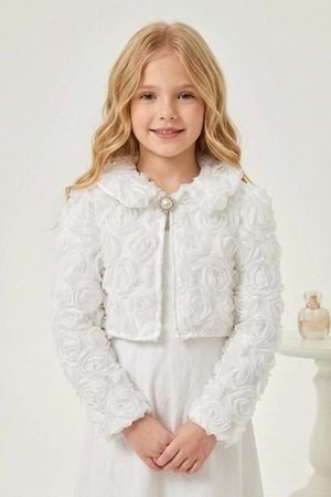 Luvia Lase Detay Kız Çocuk Bolero M00812