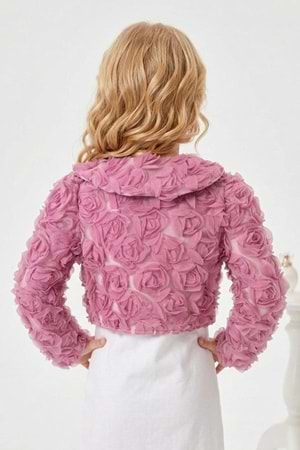 Luvia Lase Detay Kız Çocuk Bolero M00812