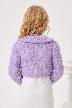 Luvia Lase Detay Kız Çocuk Bolero M00812