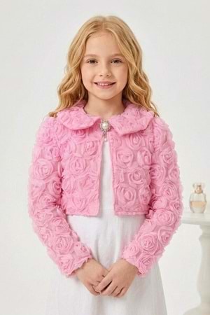 Luvia Lase Detay Kız Çocuk Bolero M00812